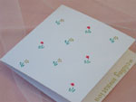 An example of one of our wedding invitations